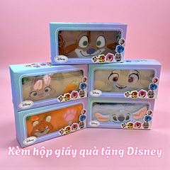 Bóp Viết Disney Lông Thú Mềm Mịn, Hộp Bút Học Sinh Cute