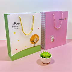 Túi Quà Giấy Kraft Cỡ Lớn, Túi Đựng Nhiều Màu Dễ Thương (26 x 32 x 10cm)