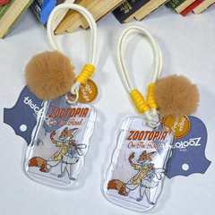 Thẻ Đeo Nhựa Cứng Trong Disney Zootopia Chính Hãng - Nick & Judy Dễ Thương
