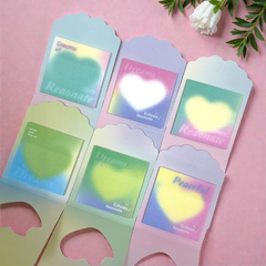 Giấy Note Hình Tim Starlight Sticky Note 75x75mm 50 Tờ