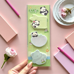 Giấy Note Panda Baby Dễ Thương 3 Mẫu Hình Gấu Trúc