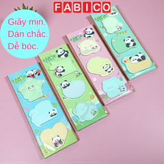 Giấy Note Panda Baby Dễ Thương 3 Mẫu Hình Gấu Trúc