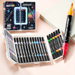 Bộ Bút Nhũ Glitter Marker Truecolor Dual Tip ZCF1199