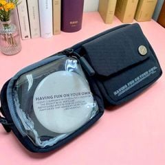 Bóp Viết Vải 3 Ngăn Siêu Mềm Ourfun FX19641 Sức Chứa Lớn Chống Nước