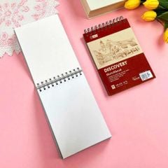 Sổ Vẽ Phác Thảo Discovery Zen Art 100gsm 80 Tờ Vẽ Than Chì, Bút Chì, Phấn Màu