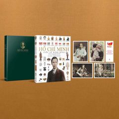 Hồ Chí Minh - Tiểu Sử Bằng Hình - Bìa Cứng - Tặng Kèm 1 Bookmark + 4 Postcard