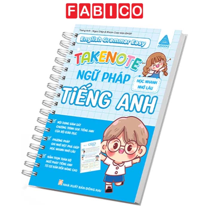Take Note - English Grammar Easy - Ngữ Pháp Tiếng Anh - Học Nhanh Nhớ Lâu