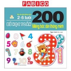 200 Miếng Bóc Dán Thông Minh - Bé Học Toán