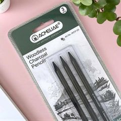 Vỉ 3 Bút Chì Than Woodless Acmeliae WCP03