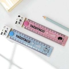 Thước Kẻ Gấp Gọn 30cm TACOTACO - Thước Kẻ Học Sinh Đa Năng