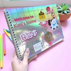 Tập Giấy Vẽ Lò Xo A4 Depai Bìa Kimi's Home 38 Tờ giấy 80gsm