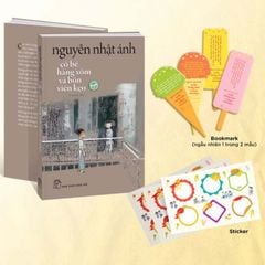 Cô Bé Hàng Xóm Và Bốn Viên Kẹo - Tặng Kèm Random 1 Trong 4 Mẫu Bookmark + Sticker, Bìa Cứng + Sổ Vẽ