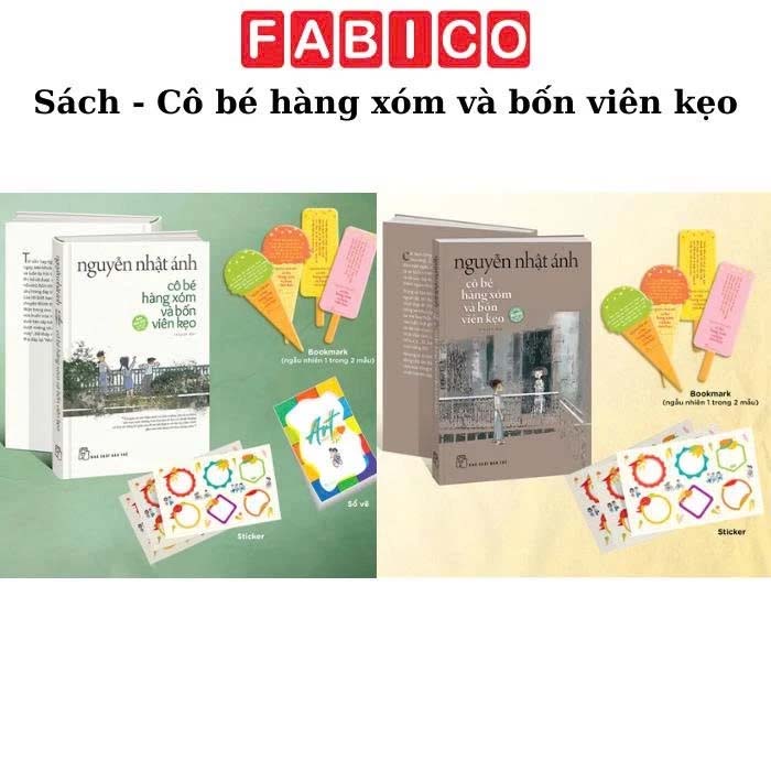 Cô Bé Hàng Xóm Và Bốn Viên Kẹo - Tặng Kèm Random 1 Trong 4 Mẫu Bookmark + Sticker, Bìa Cứng + Sổ Vẽ