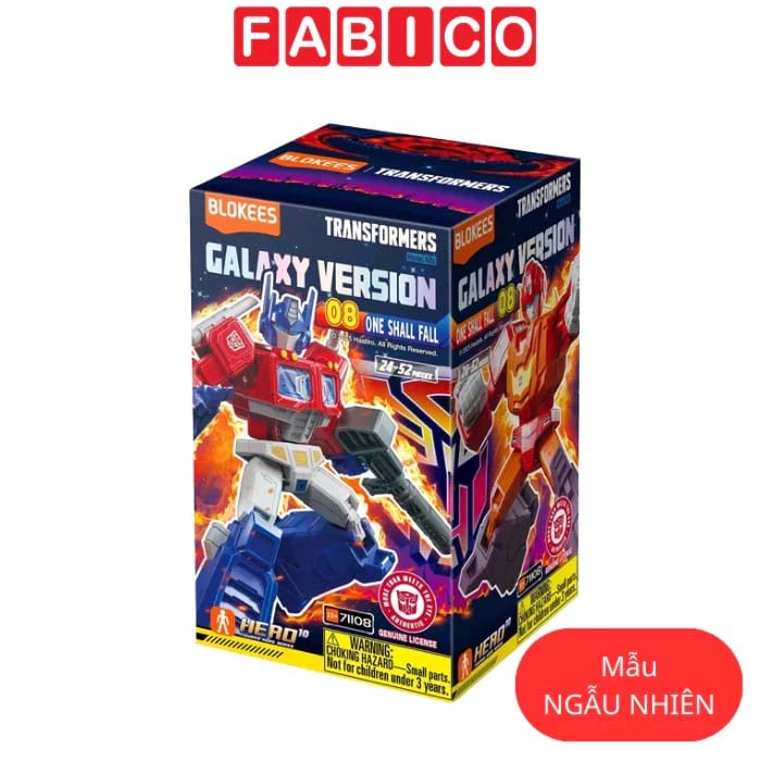 Đồ Chơi Lắp Ráp Mô Hình Transformers GV08 - One Shall Fall - Blokees ET39