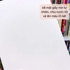 Xấp 10 Tờ Giấy Vẽ Màu Nước Emotion A4 A5 A6 230gsm 300gsm Space Art