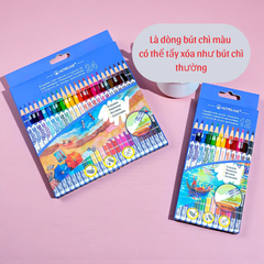 Bút Chì Màu Erasable Tẩy Được ACMELIAE 12/24 Màu