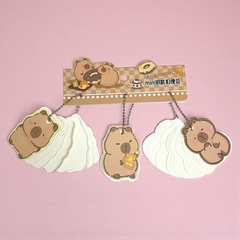 Bookmark kẹp sách mini hình chuột lang dễ thương móc bi sắt trang trí sách vở