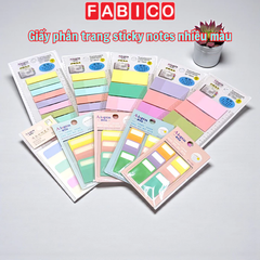 Giấy Ghi Chú Trong Suốt Aiupin Nhiều Màu Nhiều Kích Thước