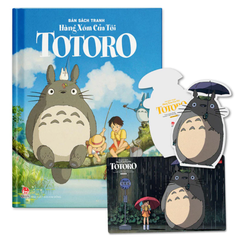 Bản Sách Tranh Hàng Xóm Của Tôi Totoro - Tặng Kèm Bookmark + Card PVC
