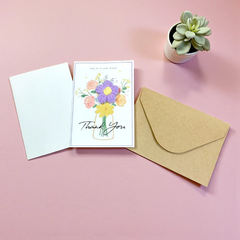 Thiệp Chúc Mừng Hoa Nổi 3D Ningge Handmade Trang Trí Quà Tặng