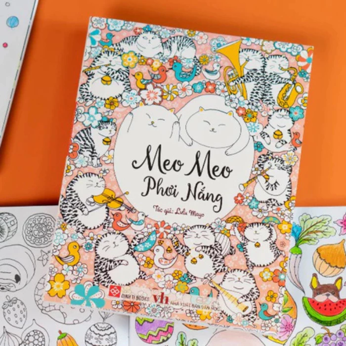 Sách Tô Màu - Meo Meo Phơi Nắng