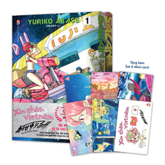 Bộ 2 Tập Manga Sazan Và Cô Gái Sao Chổi - Tặng Kèm Set 6 Mini-Card