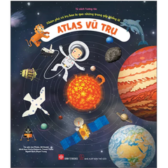 Khám Phá Vũ Trụ Bao La Qua Những Trang Gấp Khổng Lồ - Atlas Vũ Trụ - Bìa Cứng