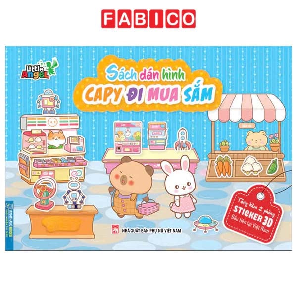 Sách Dán Hình - Capy Đi Mua Sắm