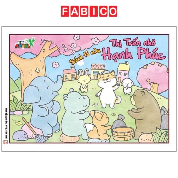 Sách Tô Màu - Thị Trấn Nhỏ Hạnh Phúc