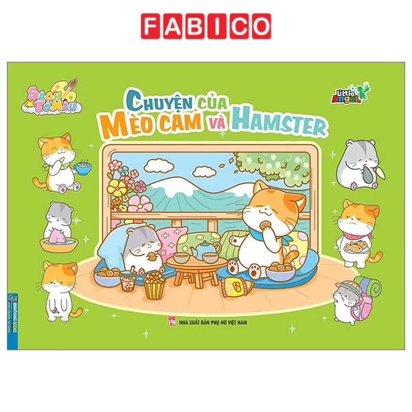 Sách Tô Màu - Chuyện của Mèo Cam và Hamster