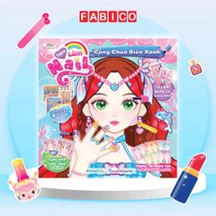 Tiệm Làm Nail - Trọn Bộ 4 Công Chúa Biển Xanh/ Cổ Tích/ Hoạt Hình/ Kẹo Ngọt