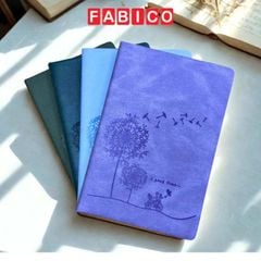 Sổ Da A5 Sổ Tay Bìa Da Kẻ Ngang Depai 80g 280 Trang Giấy Dày Chất Lượng Chống Nước Quà Tặng Sang Trọng