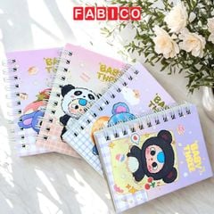 Sổ Ghi Chép Depai A5/ A7 Gáy Lò Xo 80g 80 Trang Bìa Babythree Dễ Thương