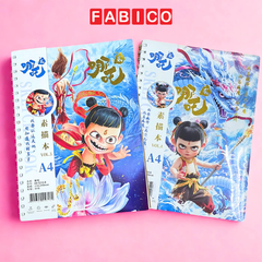 Sổ Vẽ Phác Thảo Depai 95gsm 45 Tờ Bìa Natra - Gáy Lò Xo A4 - Sổ Vẽ Không Kị Tẩy