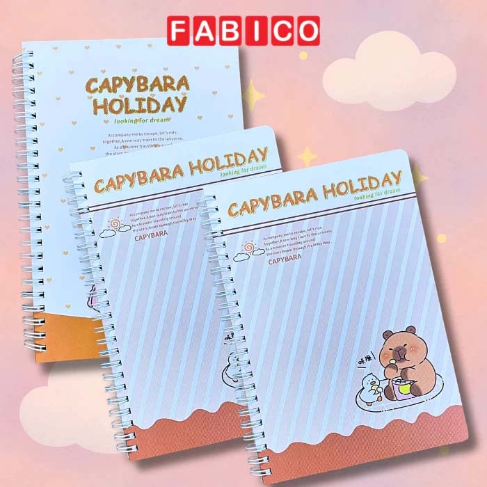 Sổ Tay Lò Xo Kẻ Ngang A5 140 Trang Depai - Sổ Planner, Nhật Kí, Sổ Học Sinh Ghi Chép