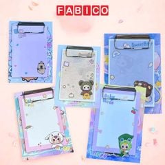 Bìa Kẹp Giấy Note Ghi Chú Depai Babythree, Capybara Bảng Kẹp Giấy Tờ Hồ Sơ Trình Ký Văn Phòng Phẩm