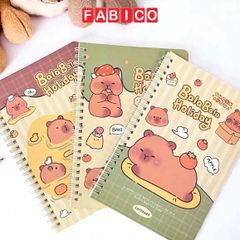Sổ Lò Xo Capybara A5 Kẻ Ngang 116 Trang Depai