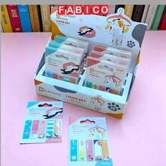 Set 100 Giấy Note Ghi Chú Đánh Dấu Trang Giấy Phân Trang Elephant Màu Pastel Dễ Thương