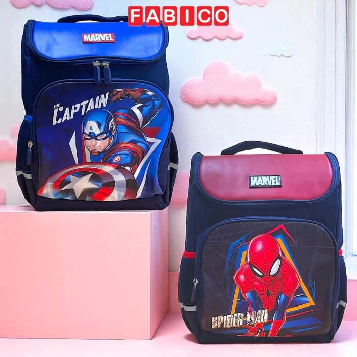 Balo Chống Gù Tiểu Học Spiderman, Captain America Disney B26052