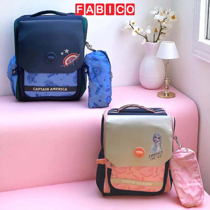 Balo Chống Gù Tiểu Học Captain America, Công Chúa Elsa Disney B26102