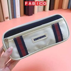 Bóp Viết Vải Disney U95415B Có Khóa Kéo Đôi Ngăn Rộng