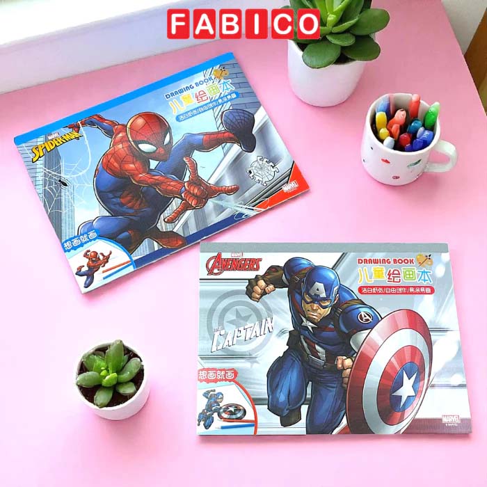 Tập Vẽ 28 Tờ A4 Disney Giấy Dày Mịn An Toàn Cho Bé