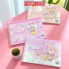 Tập Vẽ Mỹ Thuật Lò Xo 30 Tờ A4 Depai Bìa Babythree 80g A4-2005-6