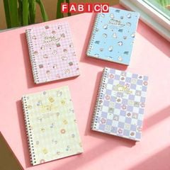 Vở Lò Xo A5 Bìa Thỏ con 130 Trang 80g Depai - Sổ Ghi Chép Cute Sổ Tay Học Sinh, Sinh Viên