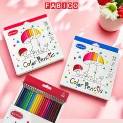 Bút Chì Màu Lục Giác Thân Gỗ Tự Nhiên ACMELIAE - Màu Chì An Toàn Cho Bé Vẽ Thiết Kế Phác Họa Tô Màu