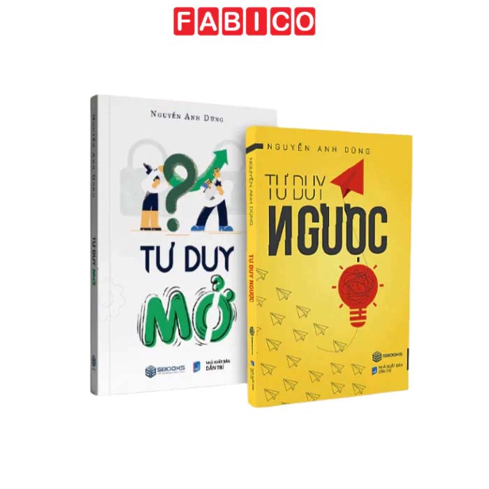 Combo 2 cuốn Tư Duy Ngược + Tư Duy Mở - Nguyễn Anh Dũng - SBOOKS