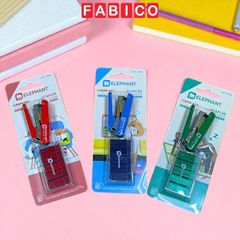 Bộ Bấm Kim Nhỏ & Kim Bấm Số 10 Liquid Cat Elephant Mini.10/Y2