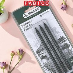 Vỉ 3 Bút Chì Than Woodless Acmeliae WCP03