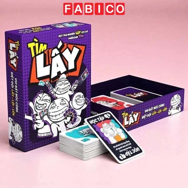 Boardgame Tìm Lấy - Combo Party Game 3 Trong 1 Lầy + Lội + Lên
