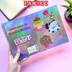 Tập Giấy Vẽ Lò Xo A4 Depai Bìa Kimi's Home 38 Tờ giấy 80gsm